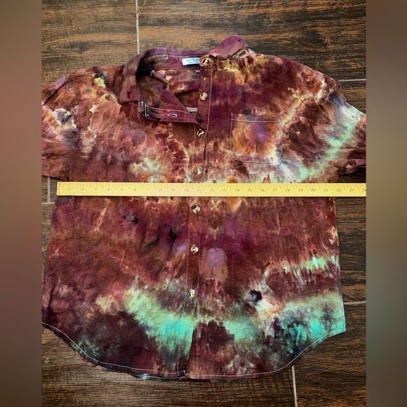 HOTOUCH COTTON BUTTON DOWN SHIRT SZ L - Picture 7 of 13